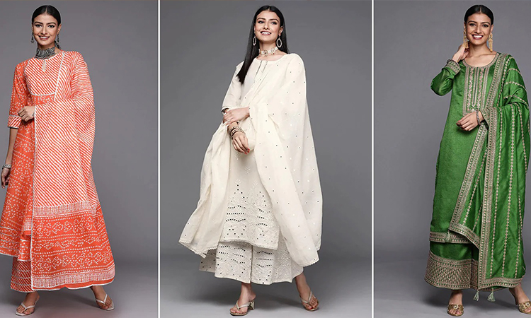 Ethical Code Jay Vijay Ethnic Wear Pashmina Fabric Salwar Kameez Catalog